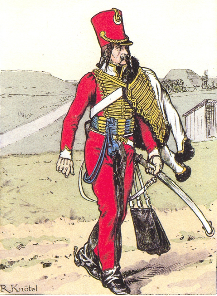 Trompette 5e Hussards, 1814