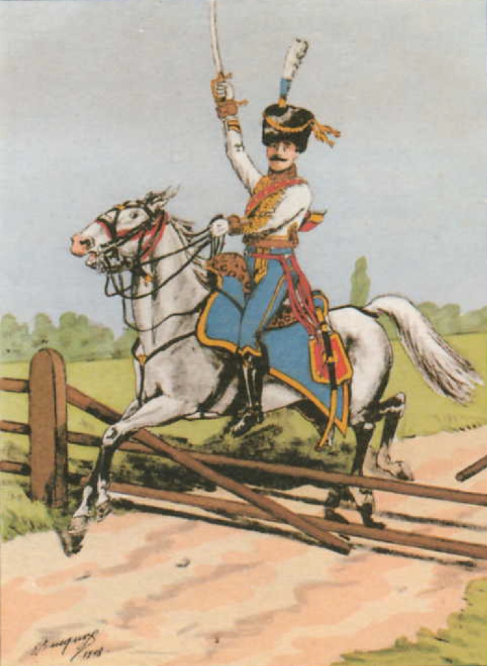 Officier 5e Hussards, 1807