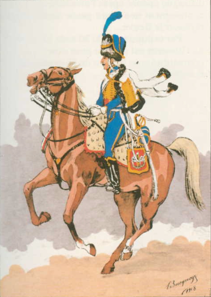 Hussard, Compagnie d'lite, 5e Hussards, 1803