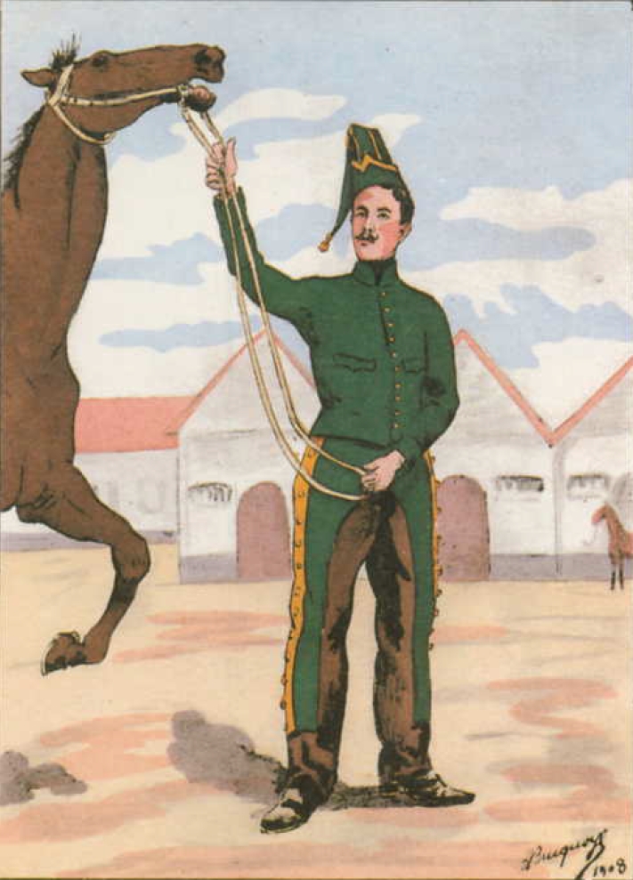 Cavalier 5e Hussards, 1812