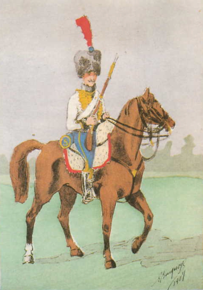 Hussard, compagnie d'lite, 5e Hussards, 1806