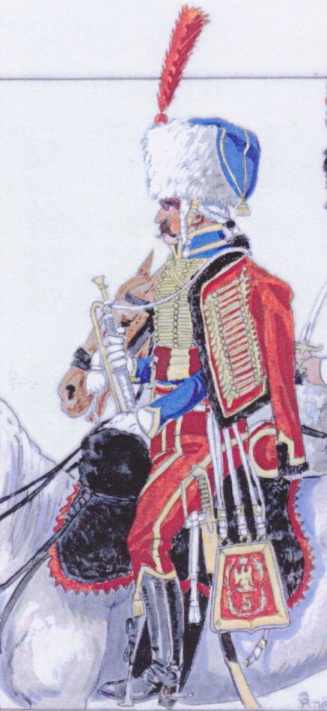 Trompette 5e Hussards, 1804