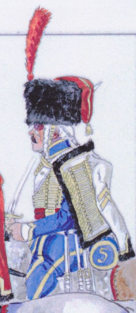 Hussard, Cie d'lite, 5e Hussards, 1804