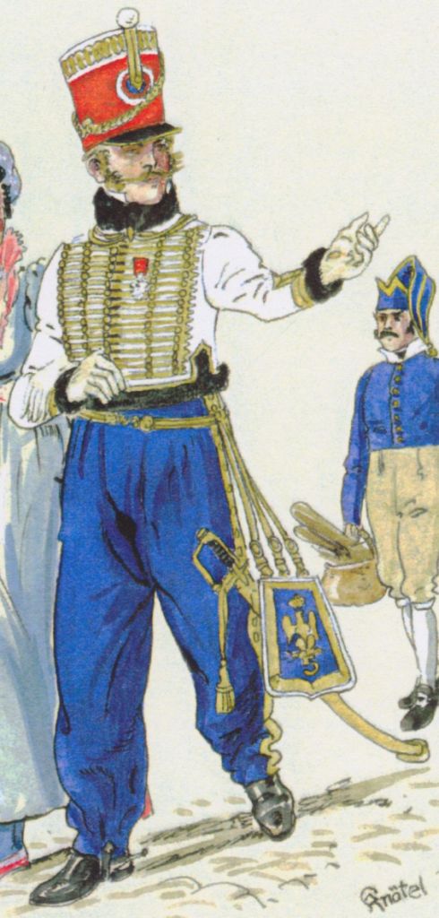 Officier, 5e Hussards, 1813