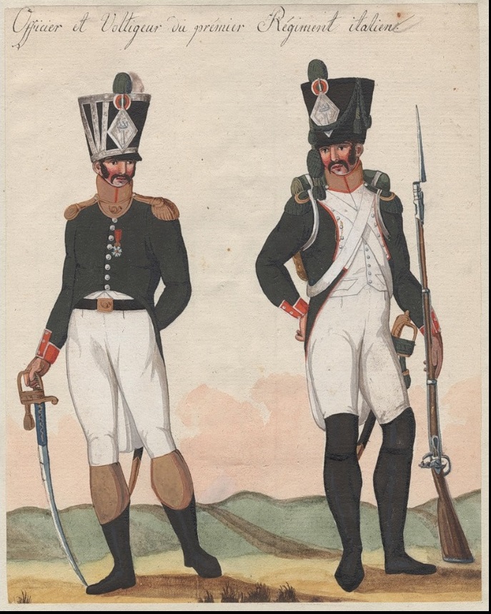 Voltigeurs 1er de Ligne italien 1807-1808