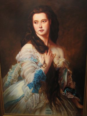 Madame Rimsky-Korsakov (1833-78) d'aprs le tableau de Franz Xaver Winterhalter 