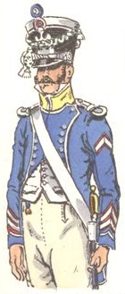 Chasseur RGT de la Tour d'Auvergne, 1805