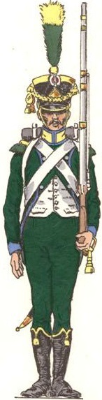 Voltigeur Régiment d'Isembourg, 1811-1812