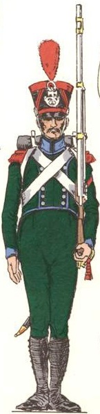 Carabinier, Régiment d'Isembourg, 1813-1814