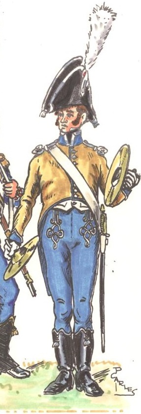 Musicien Régiment d'Isembourg, 1806-1807